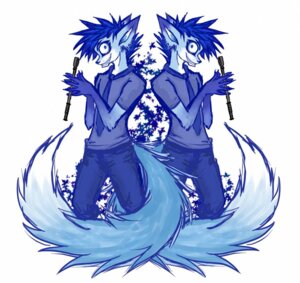 Rating: Safe Score: 0 Tags: accessory anthro blue_and_white blue_body blue_eyes blue_fur blue_hair bottomwear canid canine clothed clothing cornflower denim denim_bottomwear denim_clothing duo e621 fox fur hair jeans male mammal monochrome necktie pants riding_crop simple_background smile unknown_artist whip white_background User: bunchy7s