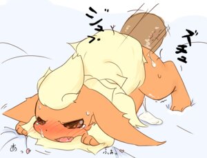 Rating: Explicit Score: 0 Tags: all_fours ambiguous_penetration blush bodily_fluids cum disembodied_penis doggystyle duo e621 eeveelution erection female female_penetrated feral flareon from_behind_position generation_1_pokemon genital_fluids genitals heart_symbol human humanoid_genitalia humanoid_penis interspecies japanese_text large_penetration larger_male male male/female male_penetrating male_penetrating_female mammal nintendo o_0@isogashitsu open_mouth penetration penile penile_penetration penis pokemon pokemon_(species) pokephilia sex size_difference smaller_female smaller_penetrated text tight_fit vein veiny_penis User: bunchy7s
