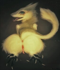 Rating: Explicit Score: 0 Tags: akuna_(winteranswer) anthro anus butt clitoral_hood digital_media_(artwork) e621 female fluffy fur genitals green_eyes kolae looking_back mammal northern prehensile_clitoral_hood presenting presenting_hindquarters scar sergal solo tail tongue tongue_out vulva wet white_body white_fur User: bunchy7s