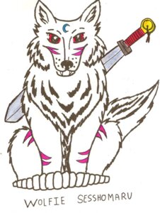 Rating: Safe Score: 0 Tags: ambiguous_gender black_nose canid canine canis e621 feral fluffy hi_res inuyasha looking_at_viewer mammal melee_weapon red_eyes sesshomaru simple_background sitting solo sword teeth tokijin valfen weapon white_background wolf User: bunchy7s