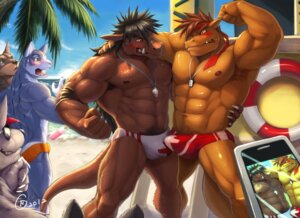 Rating: Explicit Score: 0 Tags: 2012 abs anthro anthro_on_anthro arm_around_shoulders armpit_hair back_muscles barazoku beach being_watched biceps big_muscles blush body_hair brown_body brown_eyes brown_fur brown_hair bulge bulge_frottage camera canid canine canis cellphone claws clothed clothing cloud detailed_background digiknight domestic_cat domestic_dog dragon e621 electronics erection erection_under_clothing fangs felid feline felis flexing frottage fur green_eyes group hair holding_object holding_phone jam_(kokurou) koku_(kokurou) lifeguard looking_at_another male male/male mammal markings muscular muscular_male mythological_creature mythological_scalie mythology nipples null-ghost orange_eyes outside palm_tree pecs penile penises_touching phone photographer plant pose pubes public sand scalie sea seaside sex sex_on_the_beach sitting sky speedo sunny swimwear tail teeth tenting topless tree water whistle_(object) whistle_around_neck wolf User: bunchy7s