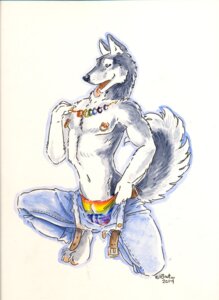 Rating: Explicit Score: 0 Tags: anthro balls_outline belmont_(heather_bruton) bulge canid canine canis clothed clothing detailed_bulge domestic_dog e621 genital_outline heather_bruton husky male mammal nipples nordic_sled_dog solo spitz tail topless User: bunchy7s