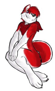 Rating: Questionable Score: 0 Tags: 0r0ch1 4_toes 5_fingers anthro barefoot biped black_nose canid canine canis cenny claws clothing domestic_dog e621 feet fingers front_view fur hair hand_on_leg husky kerchief male mammal mostly_nude nordic_sled_dog purple_eyes red_body red_fur red_hair simple_background sitting sketch smile solo spitz tail toes toony white_background white_body white_fur User: bunchy7s