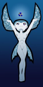 Rating: Questionable Score: 0 Tags: 1:2 animal_humanoid aquatic aquatic_humanoid arm_fin arms_above_head barefoot blue_background blue_body blue_skin blue_theme breasts casual_nudity e621 ear_piercing featureless_crotch feet female fin fish fish_humanoid front_view gem humanoid nintendo non-mammal_breasts nude ocarina_of_time piercing princess_ruto sapphire_(gem) seppuku_(artist) simple_background small_breasts smile solo spiritual_stone_(oot) the_legend_of_zelda zora zora's_sapphire User: bunchy7s