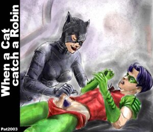 Rating: Explicit Score: 0 Tags: 2003 age_difference batman_(series) black_gloves catwoman dc dc_comics dick_grayson female gloved_handjob gloves green_gloves hand_on_penis handjob handjob_with_gloves holding_penis male milf nails older_female pat questionable_consent robin_(dc) robin_(dick_grayson) rule34 selina_kyle straight_hair touching_penis younger_male User: bunchy7s