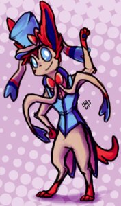 Rating: Safe Score: 0 Tags: anthro anthrofied chronidu clothed clothing digitigrade e621 eeveelution fur generation_6_pokemon gesture hat headgear headwear male nintendo pokemon pokemon_(species) pokemorph ribbons solo sylveon tail waving User: bunchy7s Rating: Safe Score: 0 Tags: anthro anthrofied chronidu clothed clothing digitigrade e621 eeveelution fur generation_6_pokemon gesture hat headgear headwear male nintendo pokemon pokemon_(species) pokemorph ribbons solo sylveon tail waving User: bunchy7s