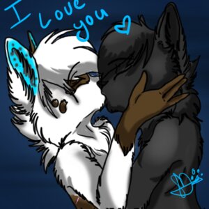 Rating: Safe Score: 0 Tags: 1:1 anthro anthropornorphic australian_shepherd black_body black_fur blade_(character) brown_body brown_fur canid canine canis demon domestic_cat domestic_dog duo e621 english_text eyes_closed felid feline felis female fox fur heart_symbol herding_dog hybrid kissing love male male/female mammal pastoral_dog rena_(hinauchi) romantic romantic_couple sheepdog side_view simple_background text white_body white_fur wolf User: bunchy7s