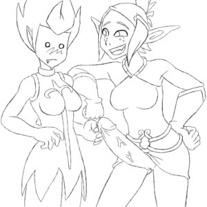Rating: Explicit Score: 0 Tags: 1futa 1girls ankama clothes erection evangelyne female futa_sans_balls futa_with_female futanari intersex monochrome penis pointy_ears pussy rule34 rule_63 simple_background smile tristepin vulva wakfu white_background User: bunchy7s