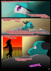 Rating: Safe Score: 0 Tags: anthro comic dragon duo e621 english_text female hi_res inner_monologue leiks male male/female mythological_creature mythological_scalie mythology never_miss_a_sunrise purple_eyes rastaban_coal rastaban_coal_(character) scalie silhouette sunrise text thinking User: bunchy7s
