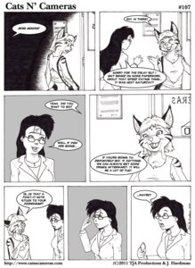 Rating: Safe Score: 0 Tags: alexia_trust anthro awkward bella_tyler_moore breasts cats_n'_cameras clothed clothing comic dialogue domestic_cat duo e621 english_text eyewear felid feline felis female glasses greyscale human james_m_hardiman maine_coon mammal marker_(artwork) mixed_media monochrome pen_(artwork) text traditional_media_(artwork) url User: bunchy7s
