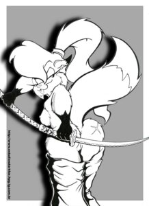Rating: Explicit Score: 0 Tags: anthro breasts canid canine clothed clothing e621 female fox genitals holding_melee_weapon holding_object holding_sword holding_weapon looking_at_viewer looking_back mammal melee_weapon raised_tail ramiresbr rear_view side_boob solo sword tail topless vulva weapon User: bunchy7s