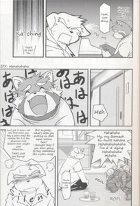 Rating: Safe Score: 0 Tags: ailurid anthro bird_dog canid canine canis comic dialogue domestic_dog e621 english_text futaba_kotobuki golden_retriever greyscale group hard_translated hi_res hunting_dog japanese_text male mammal monochrome namihira_kousuke overweight red_panda retriever tail takagi_kyou text third-party_edit translated trouble_(series) User: bunchy7s