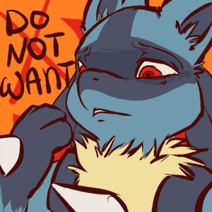 Rating: Safe Score: 0 Tags: 1:1 ambiguous_gender anthro black_body black_fur blue_body blue_fur canid canine e621 english_text fur generation_4_pokemon low_res lucario mammal meme nintendo pokemon pokemon_(species) red_eyes solo text unknown_artist yellow_body yellow_fur User: bunchy7s