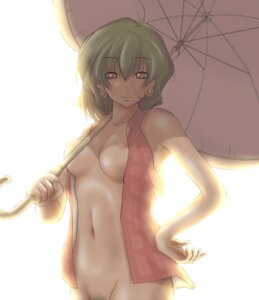 Rating: Questionable Score: 0 Tags: backlighting bottomless breasts breasts_apart clothes color earrings female female_only front_view green_hair hand_on_hip hips jewelry naked_shirt naked_vest nipples no_bra no_panties nude open_clothes open_shirt open_vest parasol plaid plaid_vest pubic_hair red_eyes rule34 short_hair simple_background smile solo touhou umbrella vest youkai yuka_kazami User: bunchy7s Rating: Questionable Score: 0 Tags: backlighting bottomless breasts breasts_apart clothes color earrings female female_only front_view green_hair hand_on_hip hips jewelry naked_shirt naked_vest nipples no_bra no_panties nude open_clothes open_shirt open_vest parasol plaid plaid_vest pubic_hair red_eyes rule34 short_hair simple_background smile solo touhou umbrella vest youkai yuka_kazami User: bunchy7s