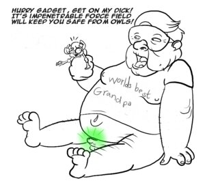 Rating: Explicit Score: 0 Tags: chip_'n_dale_rescue_rangers disney female gadget_hackwrench male male_focus obese penis ray_jones rule34 what User: bunchy7s