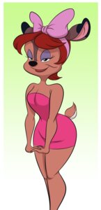 Rating: Safe Score: 0 Tags: absurd_res accessory anthro biped black_nose bonkers_(series) bow_(feature) bow_accessory bow_ribbon breasts centered_hair_bow chadrocco cleavage clothed clothing countershade_fur countershade_tail countershading deer disney dress e621 eyelashes eyeshadow fawn_deer female fur gradient_background hair_accessory hair_bow hair_ribbon hi_res lipstick makeup mammal portrait ribbons scut_tail short_dress short_tail simple_background solo standing tail three-quarter_portrait toony white_background User: bunchy7s