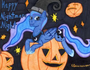 Rating: Safe Score: 0 Tags: blue_body blue_feathers blue_fur e621 equid equine feathered_wings feathers female feral food friendship_is_magic fruit fur halloween hasbro holidays horn jack-o'-lantern mammal marker_(artwork) my_little_pony mythological_creature mythological_equine mythology plant princess_luna_(mlp) pumpkin solo the1king traditional_media_(artwork) winged_unicorn wings User: bunchy7s