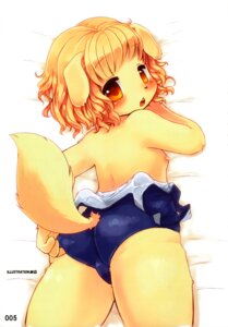 Rating: Questionable Score: 0 Tags: anthro blush breasts camel_toe canid canine canis clothing comic_kemostore domestic_dog e621 female female_anthro hi_res kemono kishibe looking_back lying mammal nipples one-piece_swimsuit open_mouth school_swimsuit simple_background solo swimwear tail white_background young young_anthro young_female User: bunchy7s