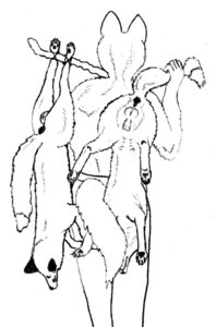 Rating: Explicit Score: 0 Tags: abracon animal_genitalia anthro anus canid canine death e621 feral fox fully_sheathed genitals group hunting male mammal monochrome paws sheath snuff tail User: bunchy7s