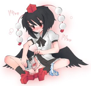 Rating: Explicit Score: 0 Tags: akihara_nakuru blush camera cervix female geta hat panties panties_around_one_leg pussy rule34 self_shot shameimaru_aya solo speculum spread_pussy striped striped_panties tengu-geta touhou uncensored underwear User: bunchy7s