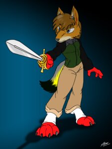 Rating: Safe Score: 0 Tags: 2012 3:4 4_fingers 4_toes anthro black_body black_fur blue_eyes bottomwear brown_hair canid canine catmonkshiro claws clothed clothing dipstick_tail e621 feet fingers footwear fox fully_clothed fur grey_body grey_fur hair holding_melee_weapon holding_object holding_sword holding_weapon jacket legwear looking_aside male mammal markings melee_weapon multicolored_tail orange_body orange_fur pants paws red_body red_fur short_hair socks solo sword sword_pointing tail tail_markings toeless_footwear toeless_socks toes topwear weapon white_body white_fur yellow_body yellow_fur User: bunchy7s Rating: Safe Score: 0 Tags: 2012 3:4 4_fingers 4_toes anthro black_body black_fur blue_eyes bottomwear brown_hair canid canine catmonkshiro claws clothed clothing dipstick_tail e621 feet fingers footwear fox fully_clothed fur grey_body grey_fur hair holding_melee_weapon holding_object holding_sword holding_weapon jacket legwear looking_aside male mammal markings melee_weapon multicolored_tail orange_body orange_fur pants paws red_body red_fur short_hair socks solo sword sword_pointing tail tail_markings toeless_footwear toeless_socks toes topwear weapon white_body white_fur yellow_body yellow_fur User: bunchy7s