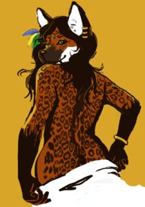 Rating: Safe Score: 0 Tags: aheria anthro canid canine e621 feathers felid female hair hybrid jaguar mammal maned_wolf one_eye_closed pantherine rear_view restricted_palette solo spots turning vickletiggs wink User: bunchy7s Rating: Safe Score: 0 Tags: aheria anthro canid canine e621 feathers felid female hair hybrid jaguar mammal maned_wolf one_eye_closed pantherine rear_view restricted_palette solo spots turning vickletiggs wink User: bunchy7s
