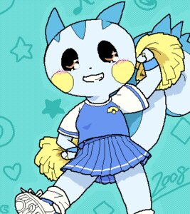 Rating: Safe Score: 0 Tags: 2008 anthro anthrofied biped black_nose black_sclera blue_body blue_bottomwear blue_clothing blue_ears blue_footwear blue_fur blue_markings blue_shirt blue_shoes blue_skirt blue_tail blue_topwear blush bottomwear brown_eyes cheerleader clothed clothing curled_tail dark_eyes diamonds_(suit) digital_media_(artwork) dithering e621 facial_markings female footwear fully_clothed fur g-sun generation_4_pokemon grin hand_on_hip head_markings heart_symbol iris looking_at_viewer low_res mammal markings multicolored_body multicolored_clothing multicolored_footwear multicolored_fur multicolored_shirt multicolored_shoes multicolored_tail multicolored_topwear nintendo oekaki pachirisu pink_blush pleated_skirt pokemon pokemon_(species) pokemorph pom_poms pupils rodent sciurid shirt shoes simple_background simple_nose skirt small_nose smile solo standing star suit_symbol t-shirt tail teal_background teeth topwear two_tone_body two_tone_clothing two_tone_footwear two_tone_fur two_tone_shirt two_tone_shoes two_tone_tail two_tone_topwear white_body white_clothing white_footwear white_fur white_shirt white_shoes white_tail white_topwear year yellow_cheeks young young_anthro young_female User: bunchy7s