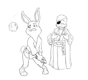 Rating: Safe Score: 0 Tags: alternate_species anatid anseriform anthro avian bird black_and_white denike duck duo e621 furrification graflex graphite_(artwork) jedi lagomorph leporid lightsaber luke_skywalker male mammal melee_weapon monochrome obi-wan_kenobi rabbit remote_(droid) simple_background star_wars traditional_media_(artwork) weapon white_background User: bunchy7s