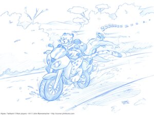 Rating: Safe Score: 0 Tags: 4:3 anthro atpaw bodily_fluids bottomwear cheetah clothed clothing cooner duo e621 english_text fairbank felid feline male mammal motorcycle mustelid otter saliva shorts sleeping tail text topless url vehicle User: bunchy7s