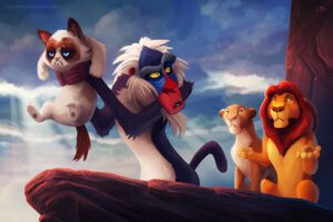 Rating: Safe Score: 0 Tags: 2013 3:2 biped blank_stare blue_body blue_eyes blue_fur brown_body brown_fur brown_markings carrying_another caught_in_the_act cloud confusion detailed_background digital_media_(artwork) digital_painting_(artwork) disney domestic_cat doubt e621 facial_markings felid feline felis female feral frown fur gesture group guilty hair haplorhine head_markings humor light lion lol_comments looking_away looking_back male mammal mandrill mane markings meme monkey mufasa old_world_monkey outside painting_(artwork) pantherine parody pink_body pink_nose pink_skin pride_rock primate quadruped rafiki red_eyes red_hair red_nose round_ears sarabi_(the_lion_king) shocked shrug signature sky stare sunlight tardar_sauce text the_lion_king torso_grab tsaoshin url white_body white_fur yellow_sclera young User: bunchy7s