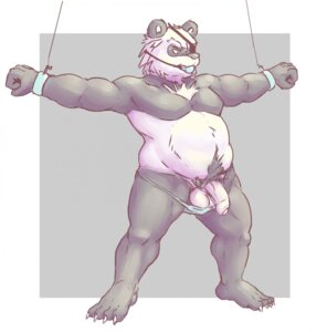 Rating: Explicit Score: 0 Tags: anthro ball_gag balls bdsm bear bondage bound e621 eye_patch eyewear foreskin gag gagged genitals giant_panda half-erect hi_res humanoid_genitalia humanoid_penis male mammal penis slightly_chubby solo submissive submissive_male zangusuu User: bunchy7s