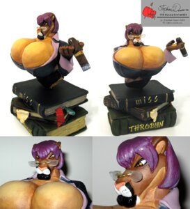 Rating: Explicit Score: 0 Tags: 2008 anthro book breasts bust_portrait cigar clay_(artwork) clay_sculpture cougar e621 eyewear felid feline female gideon glasses glassjawboxer half-length_portrait headshot_portrait hyper mammal mature_anthro mature_female miss_throbyn portrait sculpture sculpture_(artwork) solo teacher traditional_media_(artwork) User: bunchy7s