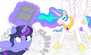 Rating: Safe Score: 0 Tags: chair cutie_mark duo e621 equid equine exclamation_point feathered_wings feathers female feral friendship_is_magic fur furniture hair hasbro horn magic mammal multicolored_hair my_little_pony mythological_creature mythological_equine mythology princess princess_celestia_(mlp) purple_body purple_fur purple_hair quadruped royalty simple_background tail twilight_sparkle_(mlp) two_tone_hair unicorn unknown_artist white_background white_body white_feathers winged_unicorn wings User: bunchy7s