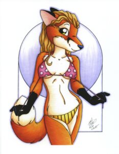Rating: Safe Score: 0 Tags: 2007 absurd_res anthro bikini blonde_hair breasts canid canine clothed clothing dipstick_tail e621 female fox green_eyes hair hi_res looking_at_viewer mammal markings michele_light signature skimpy solo swimwear tail tail_markings traditional_media_(artwork) two-piece_swimsuit undressing User: bunchy7s Rating: Safe Score: 0 Tags: 2007 absurd_res anthro bikini blonde_hair breasts canid canine clothed clothing dipstick_tail e621 female fox green_eyes hair hi_res looking_at_viewer mammal markings michele_light signature skimpy solo swimwear tail tail_markings traditional_media_(artwork) two-piece_swimsuit undressing User: bunchy7s