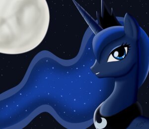 Rating: Safe Score: 0 Tags: 2012 blue_eyes crown e621 english_text equid equine female feral friendship_is_magic hasbro headgear hi_res horn jewelry looking_at_viewer mammal moon my_little_pony mythological_creature mythological_equine mythology necklace night ostfront outside princess_luna_(mlp) signature sky solo sparkles star text unicorn User: bunchy7s