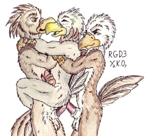 Rating: Explicit Score: 0 Tags: 4_fingers accipitrid accipitriform anal anal_penetration anthro anthro_on_anthro athletic atsumori999 avian bald_eagle balls beak bird brown_body brown_feathers claws double_anal double_penetration e621 eagle erection eyes_closed falcon falconid feathers fingers genitals group group_sex handjob happy leg_wrap male male/male male_penetrated male_penetrating male_penetrating_male nude open_mouth penetration penile penis sandwich_position sea_eagle sex side_view simple_background standing threesome trio white_background white_body white_feathers User: bunchy7s