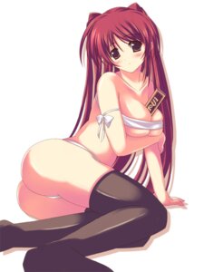 Rating: Explicit Score: 0 Tags: 1girls arm_support between_breasts black_legwear black_thighhighs blush bra breasts brown_eyes female kisaki_yuu kousaka_tamaki large_breasts lingerie long_hair lying object_between_breasts on_side panties red_hair rule34 solo stockings thighhighs to_heart_(series) to_heart_2 underwear valentine white_panties User: bunchy7s