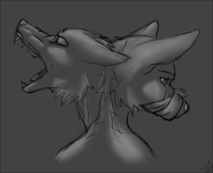 Rating: Safe Score: 0 Tags: 2010 2_heads angry bodily_fluids canid canine canis crying duo e621 female feral gag gagged greyscale howl kyuushi mammal monochrome multi_head muzzle_(object) muzzled open_mouth pose roaring sad tape tape_gag tape_muzzle tears teeth wolf User: bunchy7s