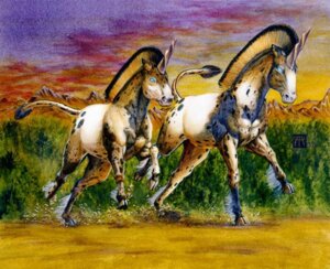 Rating: Safe Score: 0 Tags: 2007 ambiguous_gender blue_eyes cloud duo e621 equid equine feral graphite_(artwork) hooves horn mammal melissa-a-benson mixed_media monster mountain mythological_creature mythological_equine mythology outside painting_(artwork) running sky sunset traditional_media_(artwork) traditional_painting_(artwork) traditional_watercolor_(artwork) unicorn watercolor_(artwork) User: bunchy7s