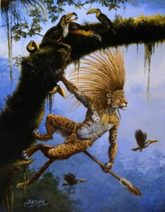 Rating: Safe Score: 0 Tags: ambiguous_feral ambiguous_gender anthro armor avian aztec beak bird bottomwear clothed clothed_anthro clothed_male clothing damalia digitigrade e621 feathers feet felid feral fingers forest fur group headdress hi_res holding_melee_weapon holding_object holding_polearm holding_spear holding_weapon jaguar jungle keel-billed_toucan larger_anthro larger_male loincloth male male_anthro mammal markings mayan melee_weapon mouth_closed open_beak open_mouth outside pantherine piciform plant polearm rainforest size_difference sky smaller_ambiguous smaller_feral solo_focus spear spots spotted_body spotted_fur tail toco_toucan toeless_(marking) toes topless topless_anthro topless_male toucan tree true_toucan warrior weapon wood User: bunchy7s