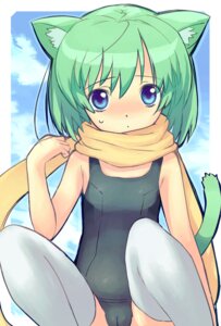 Rating: Questionable Score: 0 Tags: animal_humanoid arumi blue_eyes cat_humanoid clothing e621 felid felid_humanoid feline feline_humanoid female green_hair hair humanoid loli mammal mammal_humanoid one-piece_swimsuit scarf school_swimsuit solo swimwear tail young User: bunchy7s