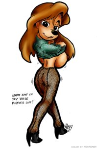 Rating: Explicit Score: 0 Tags: a_goofy_movie anthro anthro_only disney female long_hair nipples roxanne_(goof_troop) rule34 tektonix wlevy User: bunchy7s