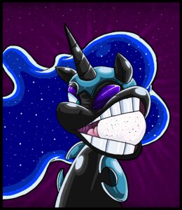 Rating: Safe Score: 0 Tags: armor bite black_border border candy dessert e621 equid female feral food friendship_is_magic hasbro headgear helmet horn jawbreaker mammal my_little_pony nightmare_moon_(mlp) solo teeth unknown_artist User: bunchy7s