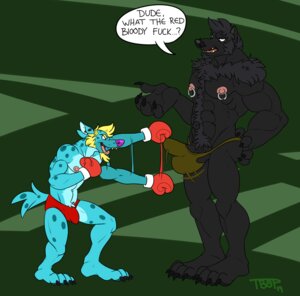 Rating: Explicit Score: 0 Tags: 2014 2d_animation abs afterimage animated animated_gif anthro athletic attack biceps big_feet black_body black_fur blue_body blue_fur body_hair bouncing_bulge bouncing_penis boxing boxing_gloves bulge canid canine canis chest_tuft claws clothed clothing cock_and_ball_torture crotch_attack crotch_tuft dialogue duo e621 english_text erection facial_hair fangs feet frame_by_frame fur genital_torture genitals handwear happy_trail hi_res humor jazzwolf jazzwolf_(character) larger_male loop male male/male mammal motion_blur muscular muscular_male nipple_piercing nipple_ring nipples penis penis_base piercing ring_piercing short_playtime side_view simple_background size_difference smaller_male soles sport standing teeth text thong thong_only toe_claws toomuchdynamite topless tuft underwear underwear_only vein veiny_penis wolf User: bunchy7s