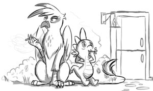 Rating: Safe Score: 0 Tags: 2012 avian beak cigarette detailed_background dragon duo e621 feathered_wings feathers female feral friendship_is_magic gilda_(mlp) gryphon hasbro male monochrome my_little_pony mythological_avian mythological_creature mythological_scalie mythology pupils ribnose scalie slit_pupils smoking spike_(mlp) tail wings User: bunchy7s Rating: Safe Score: 0 Tags: 2012 avian beak cigarette detailed_background dragon duo e621 feathered_wings feathers female feral friendship_is_magic gilda_(mlp) gryphon hasbro male monochrome my_little_pony mythological_avian mythological_creature mythological_scalie mythology pupils ribnose scalie slit_pupils smoking spike_(mlp) tail wings User: bunchy7s