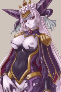Rating: Explicit Score: 0 Tags: clothing female female_only flower metabo_(hata_kichi) pointy_ears purple_background purple_skin red_eyes rule34 shinrabanshou solo solo_female tanatoria torn_clothes very_long_hair User: bunchy7s