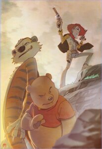 Rating: Safe Score: 0 Tags: 2011 anthro bad_trigger_discipline bear calvin_and_hobbes cigar claws clothing corankizerstone cowboy crossover disney e621 felid group gun hat headgear headwear hobbes human humor male mammal mitten_hands pantherine pixar pooh_bear ranged_weapon sheriff_woody_pride smoke smoking stripes tiger toy_story weapon winnie_the_pooh_(franchise) User: bunchy7s