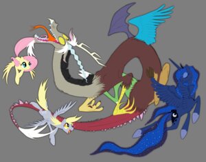 Rating: Safe Score: 0 Tags: alpha_channel chimera cutie_mark derpy_hooves_(mlp) discord_(mlp) draconequus e621 equid equine feathered_wings feathers female feral fluttershy_(mlp) friendship_is_magic grievousfan group hasbro horn male mammal membrane_(anatomy) membranous_wings my_little_pony mythological_creature mythological_equine mythology pegasus princess princess_luna_(mlp) quadruped royalty simple_background size_difference tail tail_tuft transparent_background tuft winged_unicorn wings yellow_body yellow_feathers User: bunchy7s