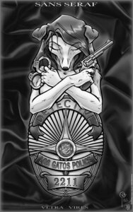Rating: Safe Score: 0 Tags: 5:8 anthro badge border_collie bust_portrait canid canine canis collie crossed_arms cuff_(restraint) detective digital_media_(artwork) dirty_carrie_(character) domestic_dog e621 eyes_closed female greyscale gun hair handcuffs handgun herding_dog latin_text long_hair mammal metal_cuffs monochrome pastoral_dog phaeton99 police portrait ranged_weapon restraints revolver shackles sheepdog silk solo text translated weapon User: bunchy7s