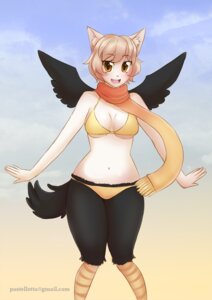 Rating: Safe Score: 0 Tags: 2012 amber_eyes animal_humanoid avian bikini bird black_body black_feathers blonde_hair breasts cat_humanoid cleavage clothed clothing corvid corvus_(genus) crow e621 fangs feathered_wings feathers felid felid_humanoid feline feline_humanoid female hair humanoid hybrid looking_at_viewer mammal mammal_humanoid oscine passerine pastelletta scarf short_hair smile solo standing swimwear teeth two-piece_swimsuit under_boob wings User: bunchy7s